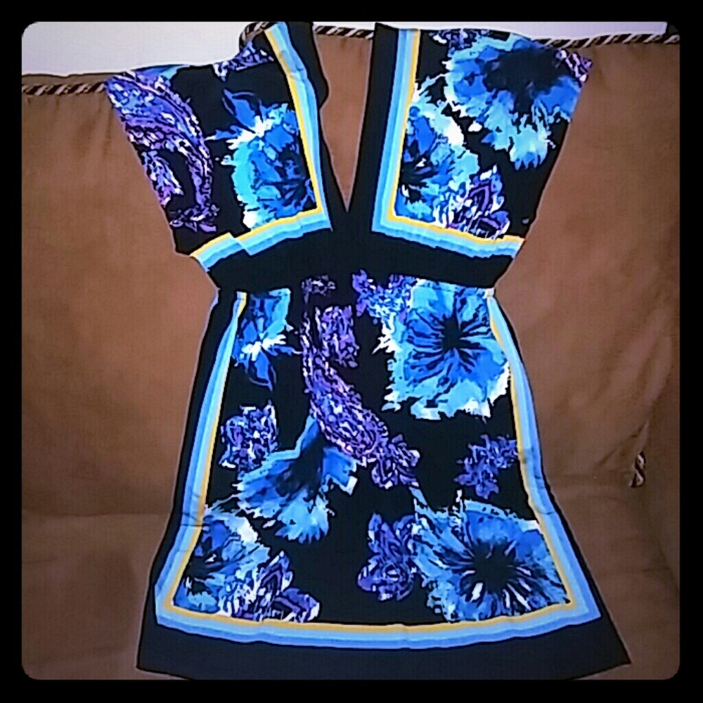 Snap casual dress size L- like new